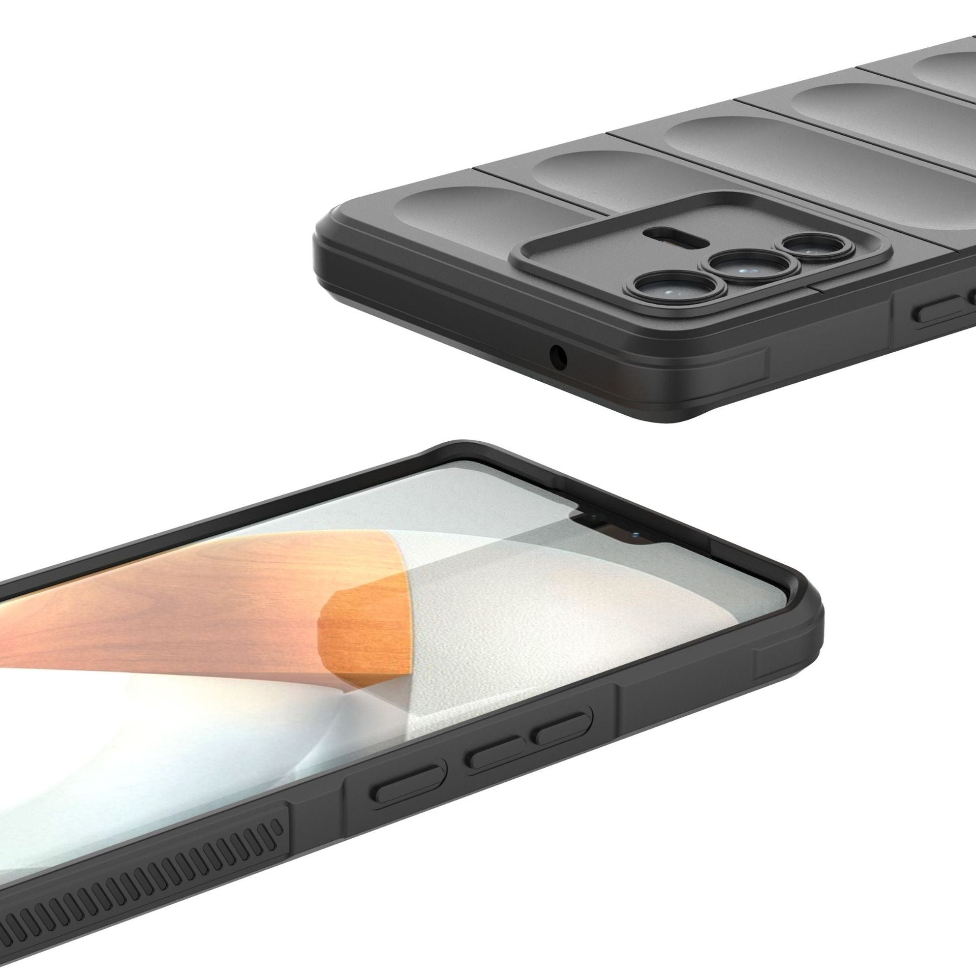 JMT-911178 Lightweight Drop-Resistant TPU Mobile Phone Case for Vivo Models - Shockproof and Anti-Fingerprint Design