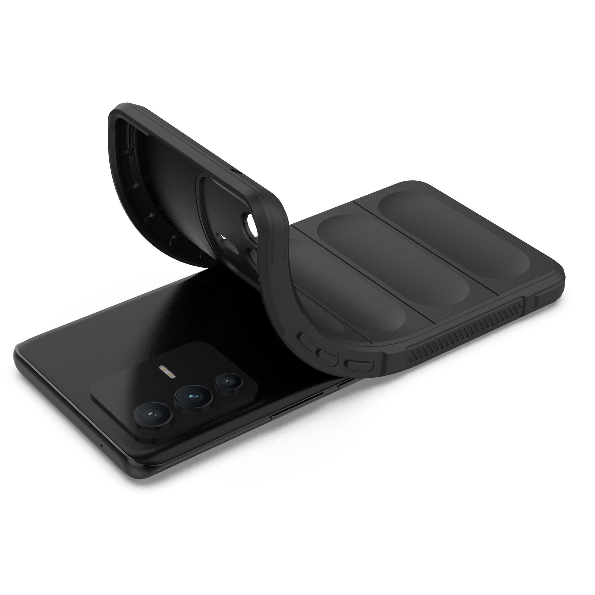 JMT-911178 Lightweight Drop-Resistant TPU Mobile Phone Case for Vivo Models - Shockproof and Anti-Fingerprint Design