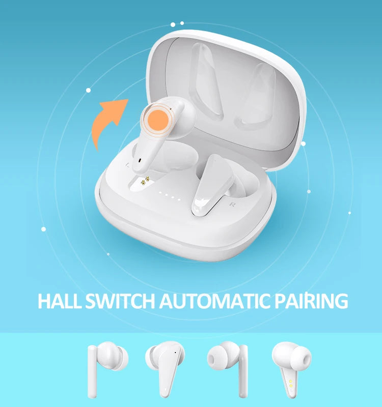 JMT-911178 Noise Cancelling Wireless Earbuds with Fast Charging and Waterproof Design