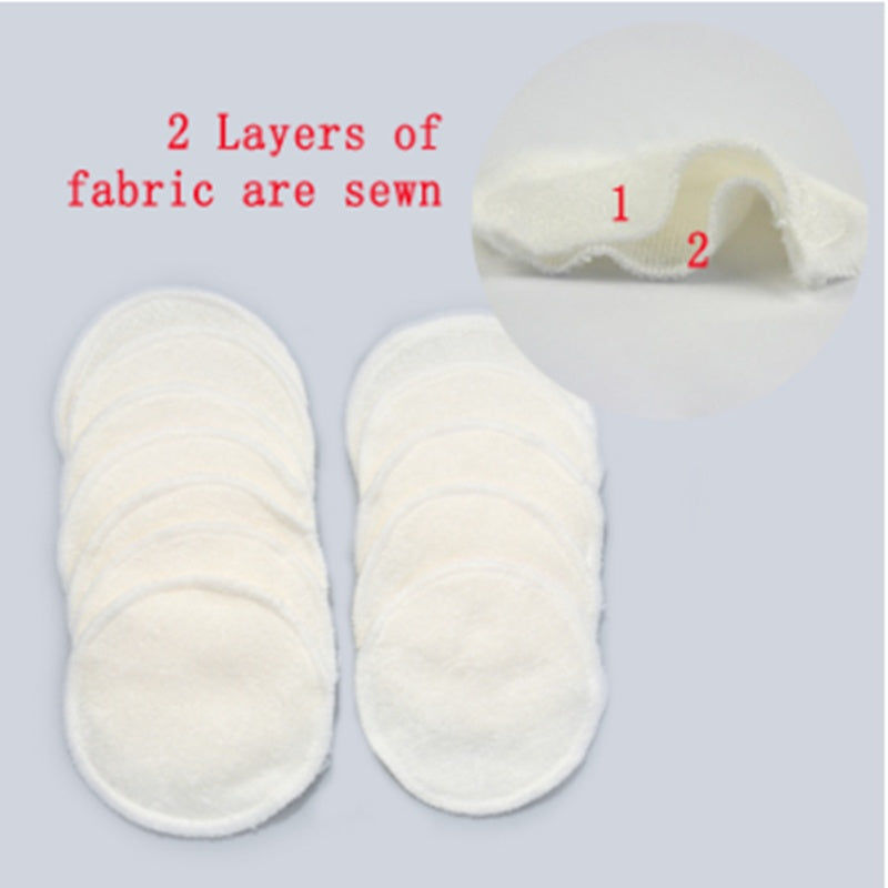 JMT-911242 Eco-Friendly Bamboo Fiber Cleansing Cotton Pads - Reusable & Soft for Gentle Skin Care