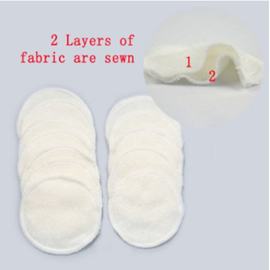 JMT-911242 Eco-Friendly Bamboo Fiber Cleansing Cotton Pads - Reusable & Soft for Gentle Skin Care