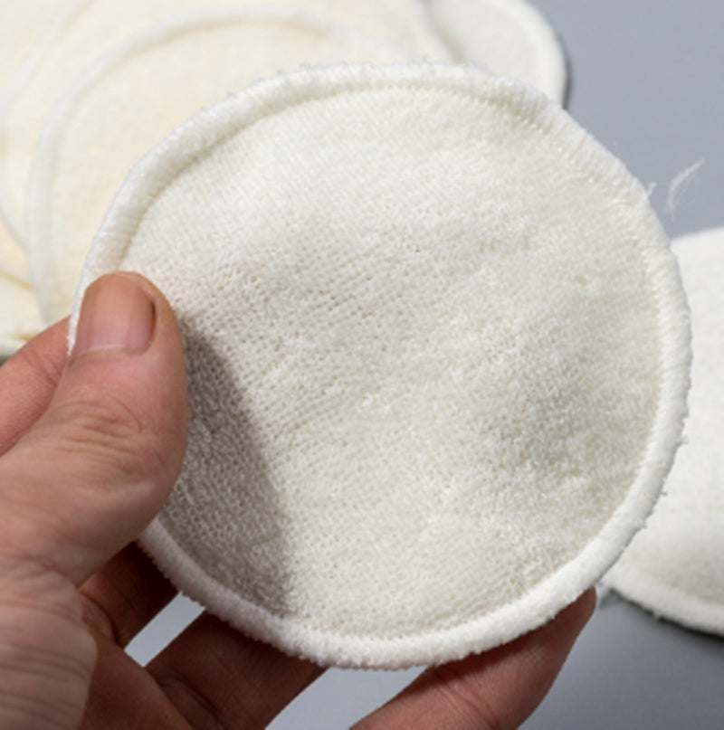 JMT-911242 Eco-Friendly Bamboo Fiber Cleansing Cotton Pads - Reusable & Soft for Gentle Skin Care