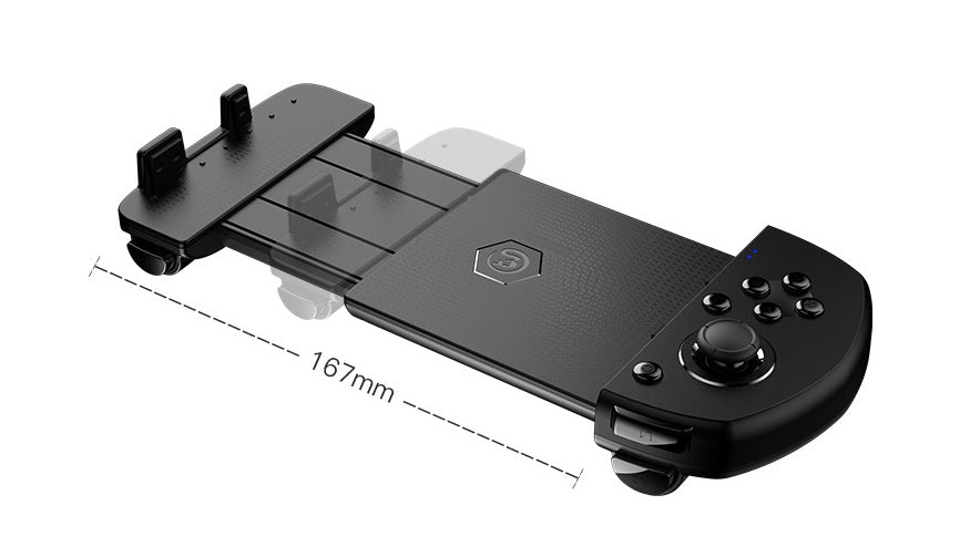 JMT-911306 USB Game Console Controller for Mobile Devices – Black, Compatible with Horizontal & Vertical Screens
