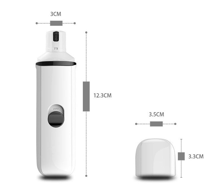 JMT-912074 Pet Electric Nail Polisher for Safe and Easy Grooming