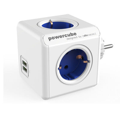 JMT-912330 Multi-Country Converter with 5 Holes | Rubik's Cube Socket, 2500W, 16A Rated Current, ABS Housing, Copper Conductors