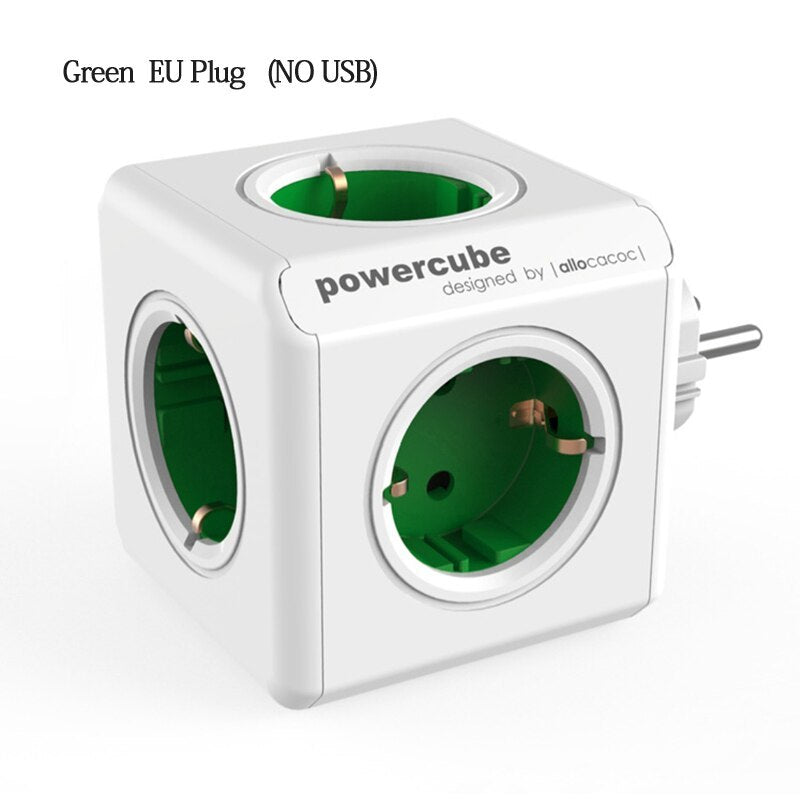 JMT-912330 Multi-Country Converter with 5 Holes | Rubik's Cube Socket, 2500W, 16A Rated Current, ABS Housing, Copper Conductors