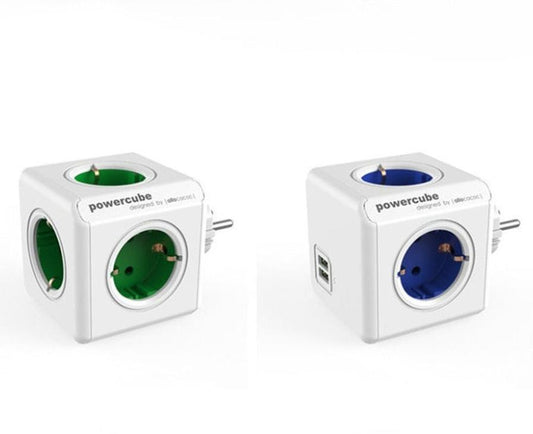 JMT-912330 Multi-Country Converter with 5 Holes | Rubik's Cube Socket, 2500W, 16A Rated Current, ABS Housing, Copper Conductors