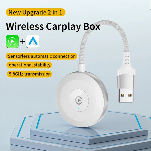 JMT-912650 Wireless CarPlay Adapter for iPhone - Convert Wired to Wireless CarPlay Functionality
