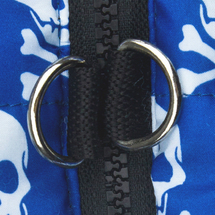 JMT-912778 Blue Skull Cotton Vest for Pets - Leisure Style, Available in Multiple Sizes (XS - XL)