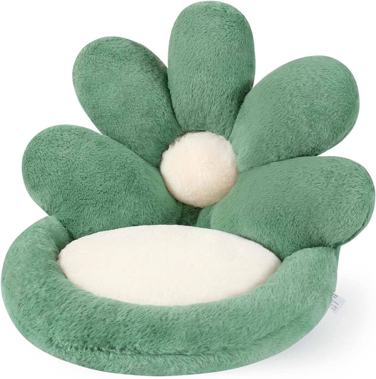 JMT-912970 Round Flower-Shaped Pet Cushion - 19-Inch Soft Scratching Mat for Gaming Chair or Floor Use