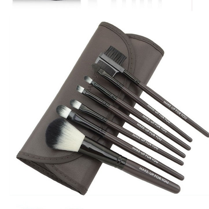 JMT-913418 Professional 7-Piece Makeup Brush Set with Portable Bag – Available in Various Colors