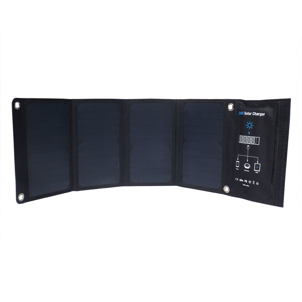 JMT-913482 Outdoor Waterproof Solar Power Bank with 4.8A Output and PET Laminated SUNPOWER Panel