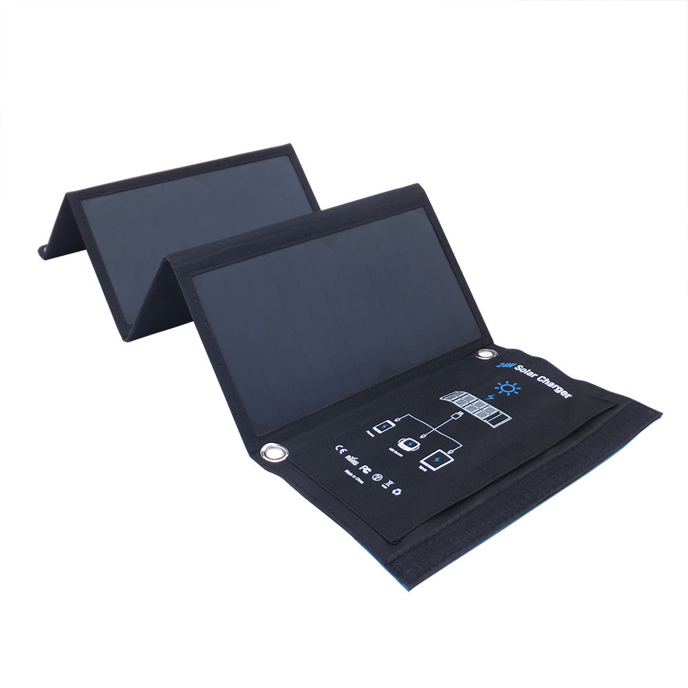 JMT-913482 Outdoor Waterproof Solar Power Bank with 4.8A Output and PET Laminated SUNPOWER Panel