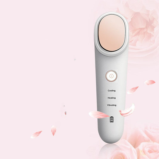 JMT-913546 Negative Ion and Infrared Ultrasonic Skin Care Device with Color Light Therapy, White, PC + ABS