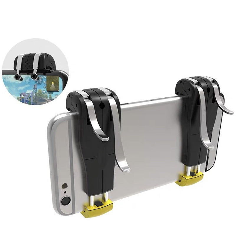 JMT-913610 Six-Finger Gaming Controller for iOS and Android Phones (4.7" - 6" Screens) - ABS and Alloy Design