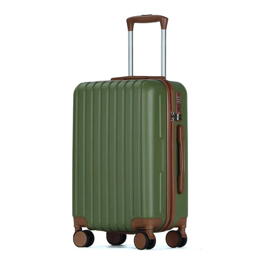 JMT-913866 Customisable 4-Wheel Aluminium Trolley Case with Hard Shell ABS Carry-On Luggage
