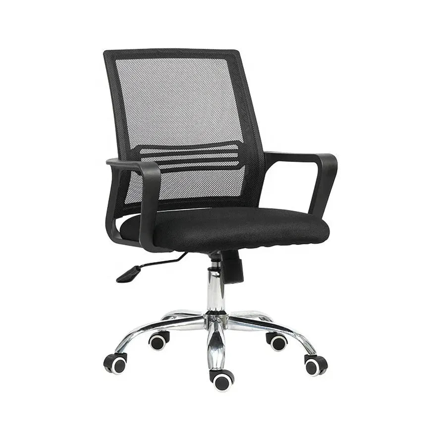 JMT-914058 Ergonomic Adjustable Mesh Fabric Tilting Swivel Chair for Office and Workspace Use