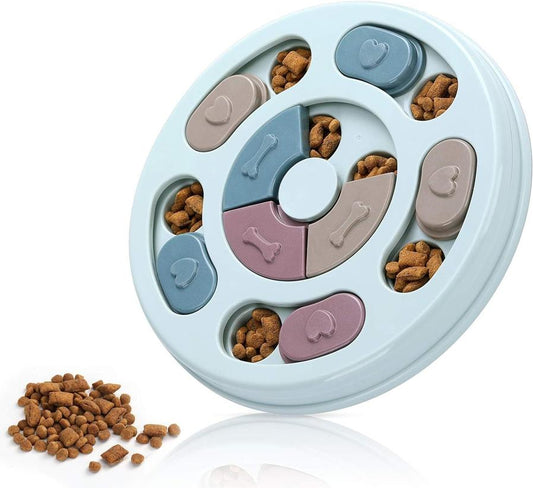 JMT-914122 Interactive Dog Food Puzzle Feeder for IQ Training and Mental Enrichment, Ideal for Small Dogs and Cats