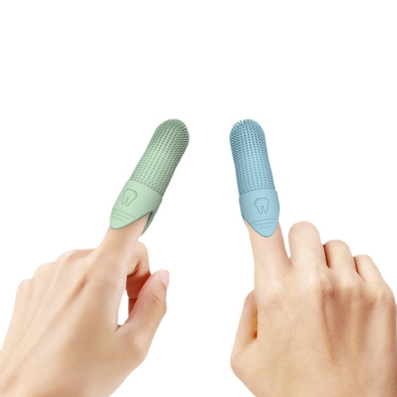 JMT-914378 360 Degree Pet Finger Toothbrush for Dogs - Suitable for Small, Medium, and Large Breeds - Promotes Oral Health and Freshens Breath