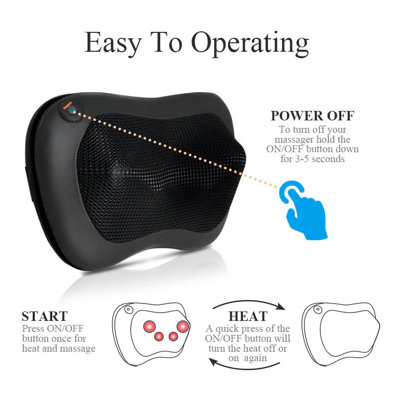 JMT-914634 Cervical Vertebra Massager for Neck Pain Relief and Relaxation