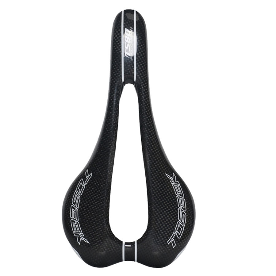 JMT-914826 Carbon Fiber Bicycle Saddle with Large Hollow Design for Enhanced Comfort