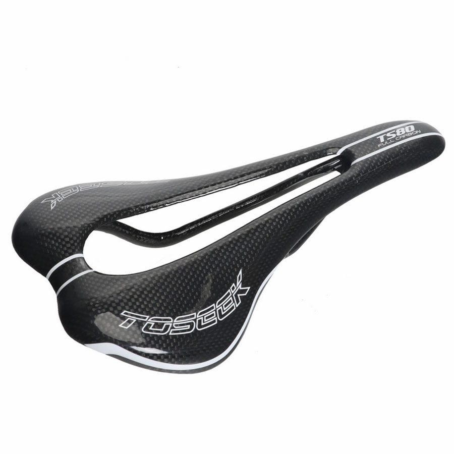 JMT-914826 Carbon Fiber Bicycle Saddle with Large Hollow Design for Enhanced Comfort