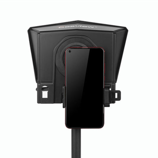 JMT-914826 Portable Smartphone Teleprompter with Adjustable Adapter Rings and Remote Control