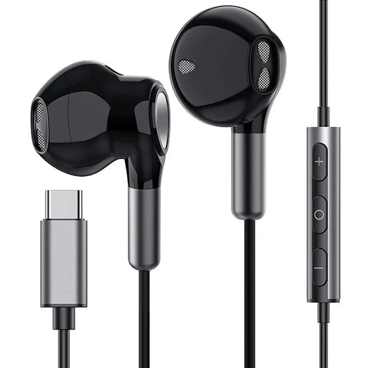 JMT-914954 Digital DAC Type-C In-Ear Wired Earphones with Microphone for iPhone 15 and 15 Pro