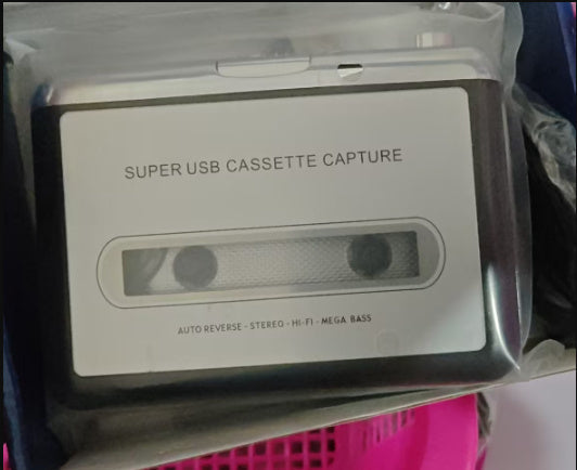 JMT-915466 Cassette to MP3 Converter with USB and Audio Playback功能