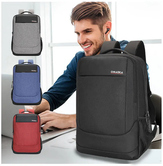 JMT-915466 Waterproof Oxford Rucksack for 17 Inch Laptops with USB Charging Port – Stylish and Functional Backpack for Women