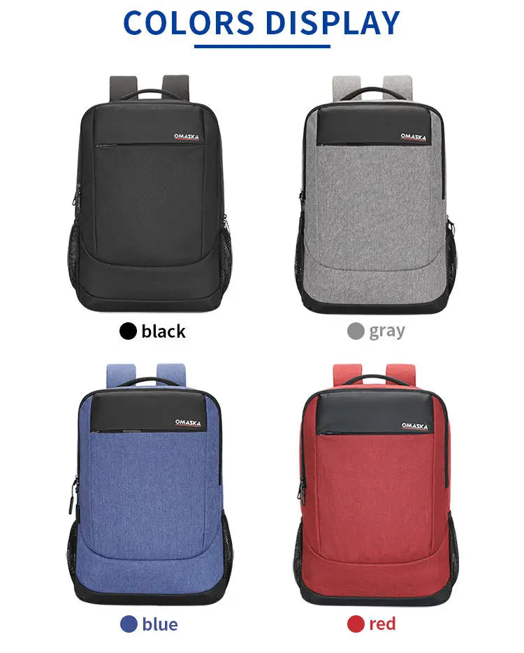 JMT-915466 Waterproof Oxford Rucksack for 17 Inch Laptops with USB Charging Port – Stylish and Functional Backpack for Women