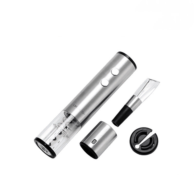 JMT-915530 Stainless Steel Electric Corkscrew Wine Opener for Effortless Bottle Opening