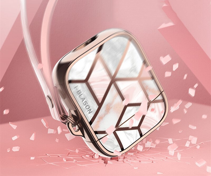 JMT-916106 AirPods Protective Case Compatible with AirPods 1/2 - TPU, Washable, Anti-Drop Design with Strap