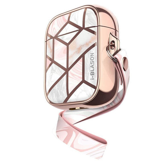 JMT-916106 AirPods Protective Case Compatible with AirPods 1/2 - TPU, Washable, Anti-Drop Design with Strap