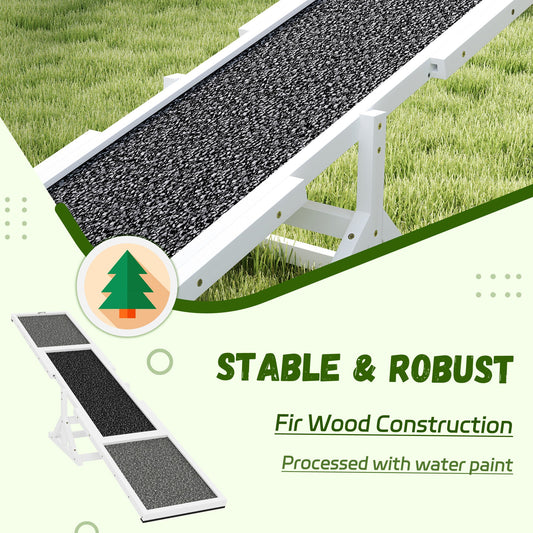 JMT-916426 Wooden Agility Dog Seesaw for Training and Exercise, Weather Resistant, 83 L x 16 W x 14 H, Suitable for Extra Large Dogs