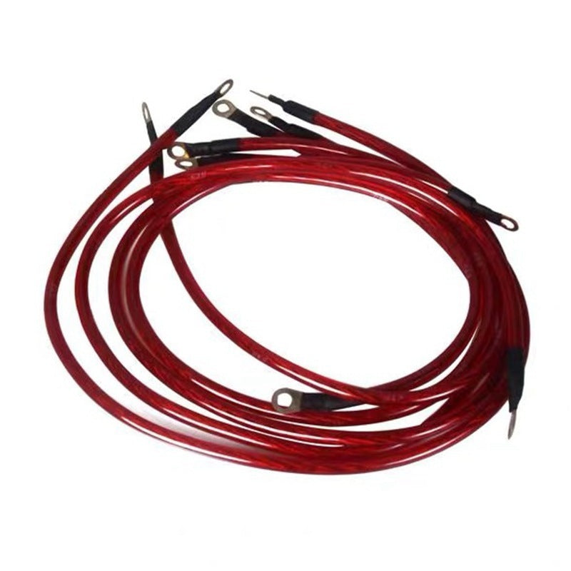 JMT-916618 Reinforced Negative Ground Wire Kit for Improved Engine Performance and Lighting Efficiency