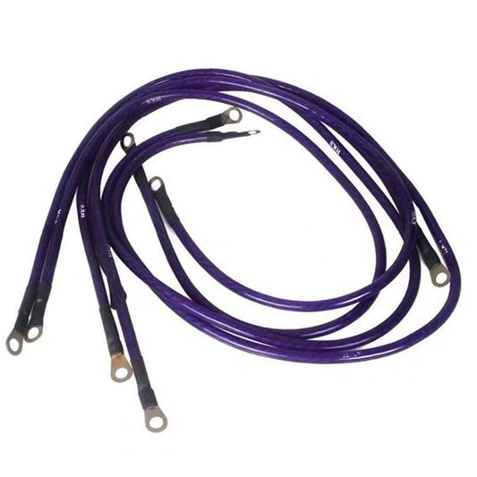 JMT-916618 Reinforced Negative Ground Wire Kit for Improved Engine Performance and Lighting Efficiency