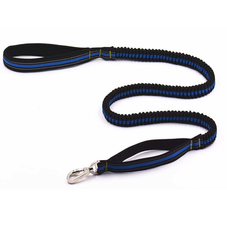 JMT-916938 Reflective Elastic Traction Leash for Pets - Durable Anti-Nylon, 100-170CM, Blue & Orange