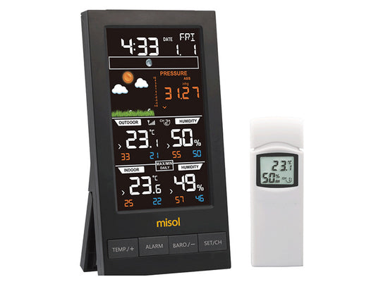 JMT-917066 Wireless Indoor and Outdoor Temperature and Humidity Monitor with Transmission Range of 100 Meters