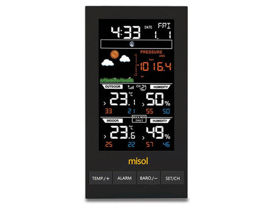 JMT-917066 Wireless Indoor and Outdoor Temperature and Humidity Monitor with Transmission Range of 100 Meters