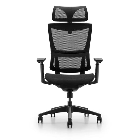 JMT-917194 Adjustable Ergonomic Swivel Executive Office Chair with Armrests - Modern Design for Home or Work