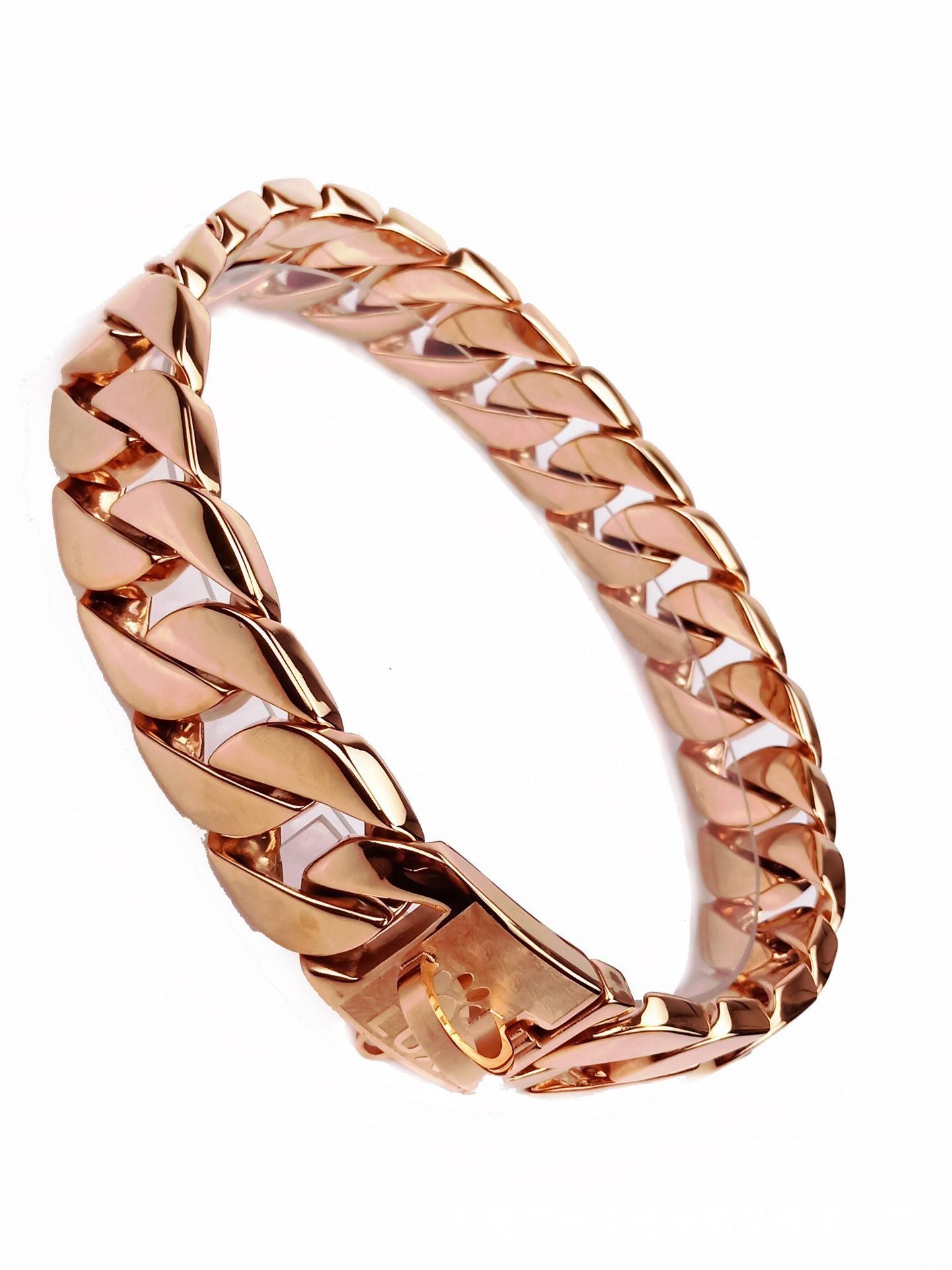 JMT-917258 Gold Stainless Steel Cast Dog Collar - Available in 40cm to 65cm Sizes