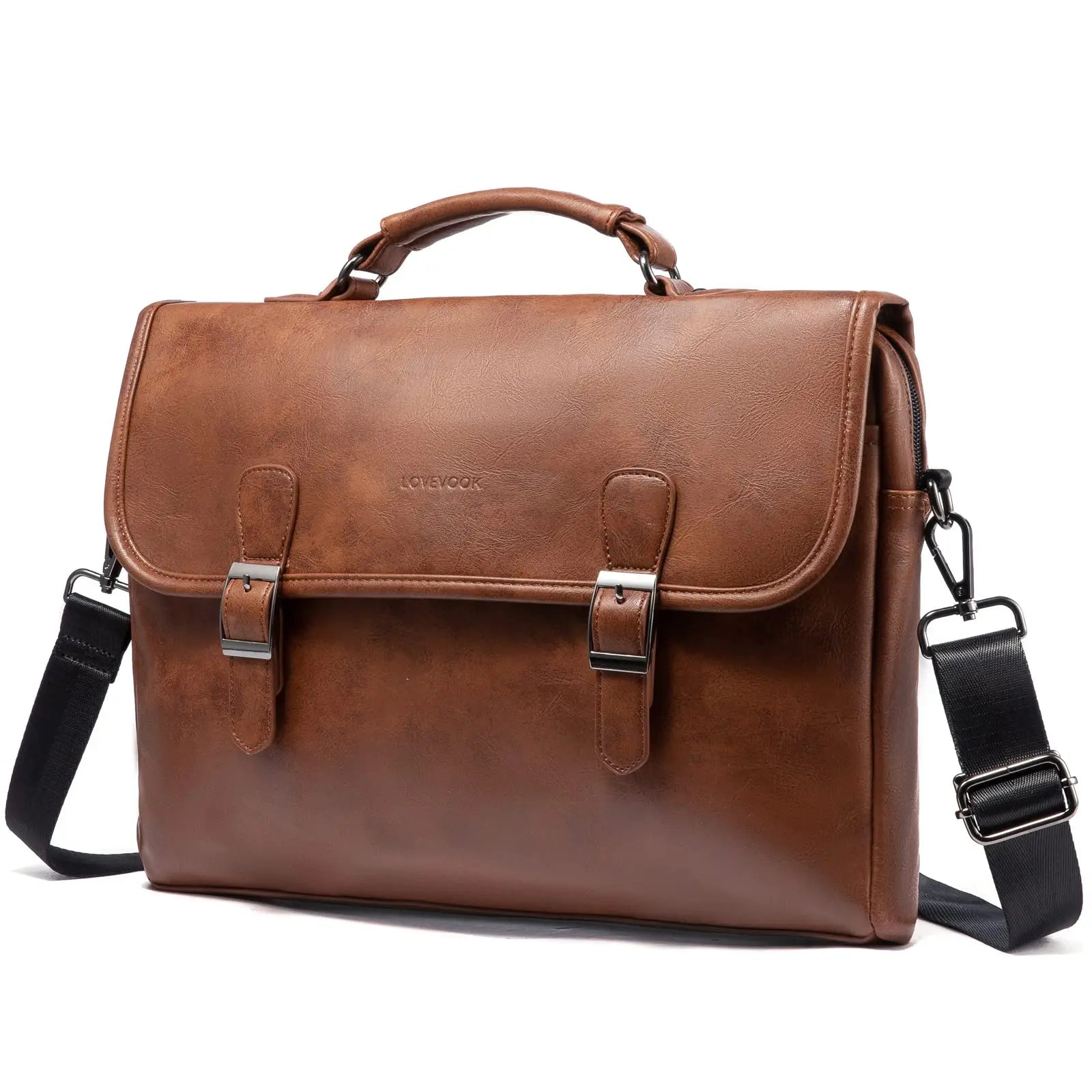 JMT-917322 Stylish 15.6 in Laptop Briefcase for Women - Functional Shoulder Satchel with Protective Sleeve