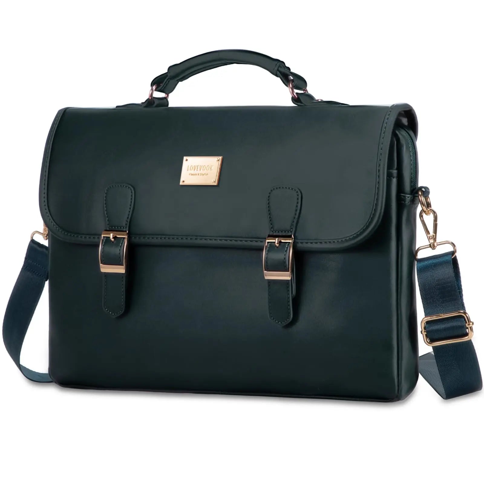 JMT-917322 Stylish 15.6 in Laptop Briefcase for Women - Functional Shoulder Satchel with Protective Sleeve