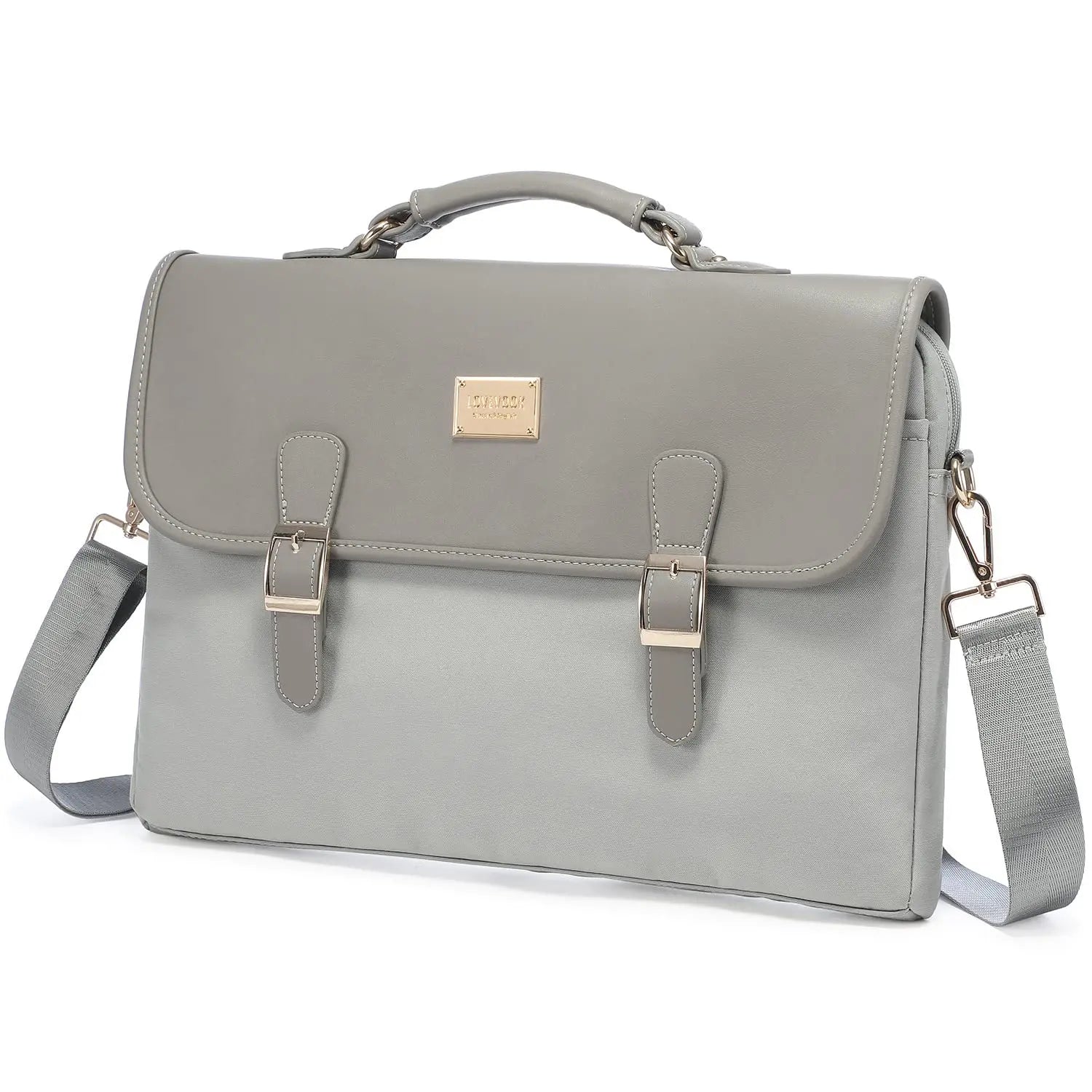 JMT-917322 Stylish 15.6 in Laptop Briefcase for Women - Functional Shoulder Satchel with Protective Sleeve