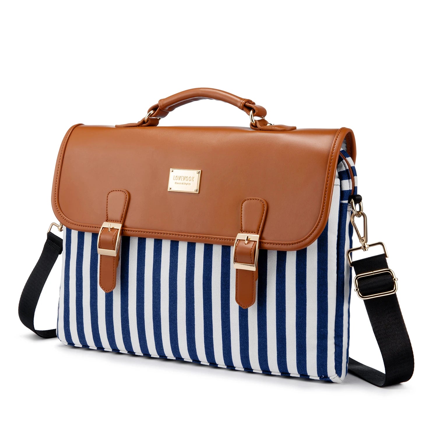 JMT-917322 Stylish 15.6 in Laptop Briefcase for Women - Functional Shoulder Satchel with Protective Sleeve