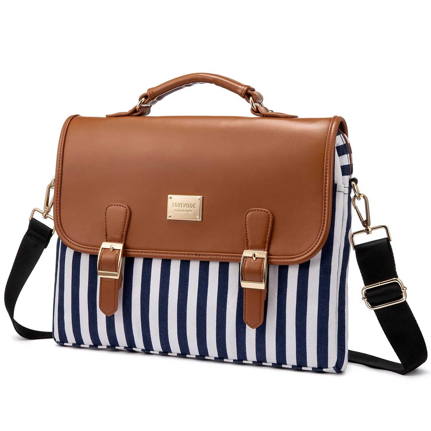 JMT-917322 Stylish 15.6 in Laptop Briefcase for Women - Functional Shoulder Satchel with Protective Sleeve