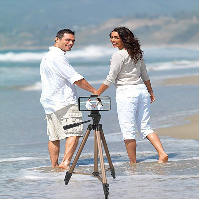 JMT-917450 Telescopic Mobile Phone Tripod with 3-in-1 Lens Set for Enhanced Photography