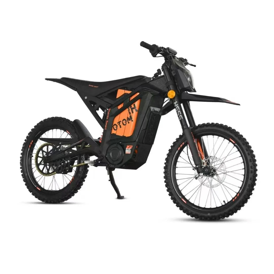 JMT-917514 Adult Electric Dirt Bike with 72V 3000W Motor, Road Legal, Ideal for Off-Road Trails , Top Speed 27.9 mph