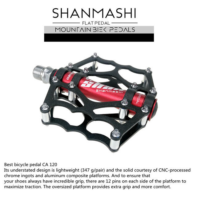 JMT-917514 Durable Mountain Bike Pedals with Enhanced Grip and Lightweight Design